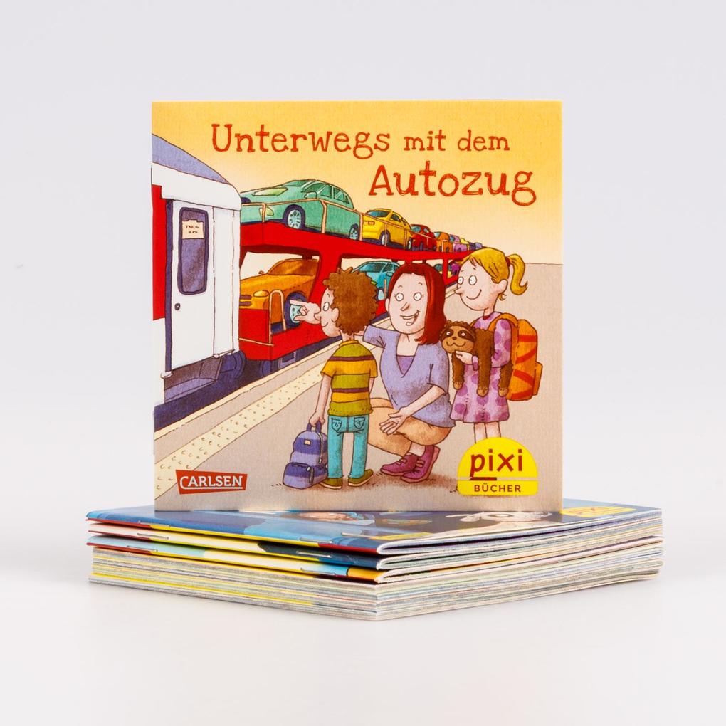 Weitere Ansicht: Pixi-8er-Set 307: Pixi unterwegs mit Bus und Bahn (8x1 Exemplar) | Diverse