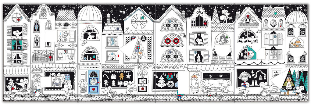 Weitere Ansicht: Mein großer Ausmal-Adventskalender | Mary Cartwright