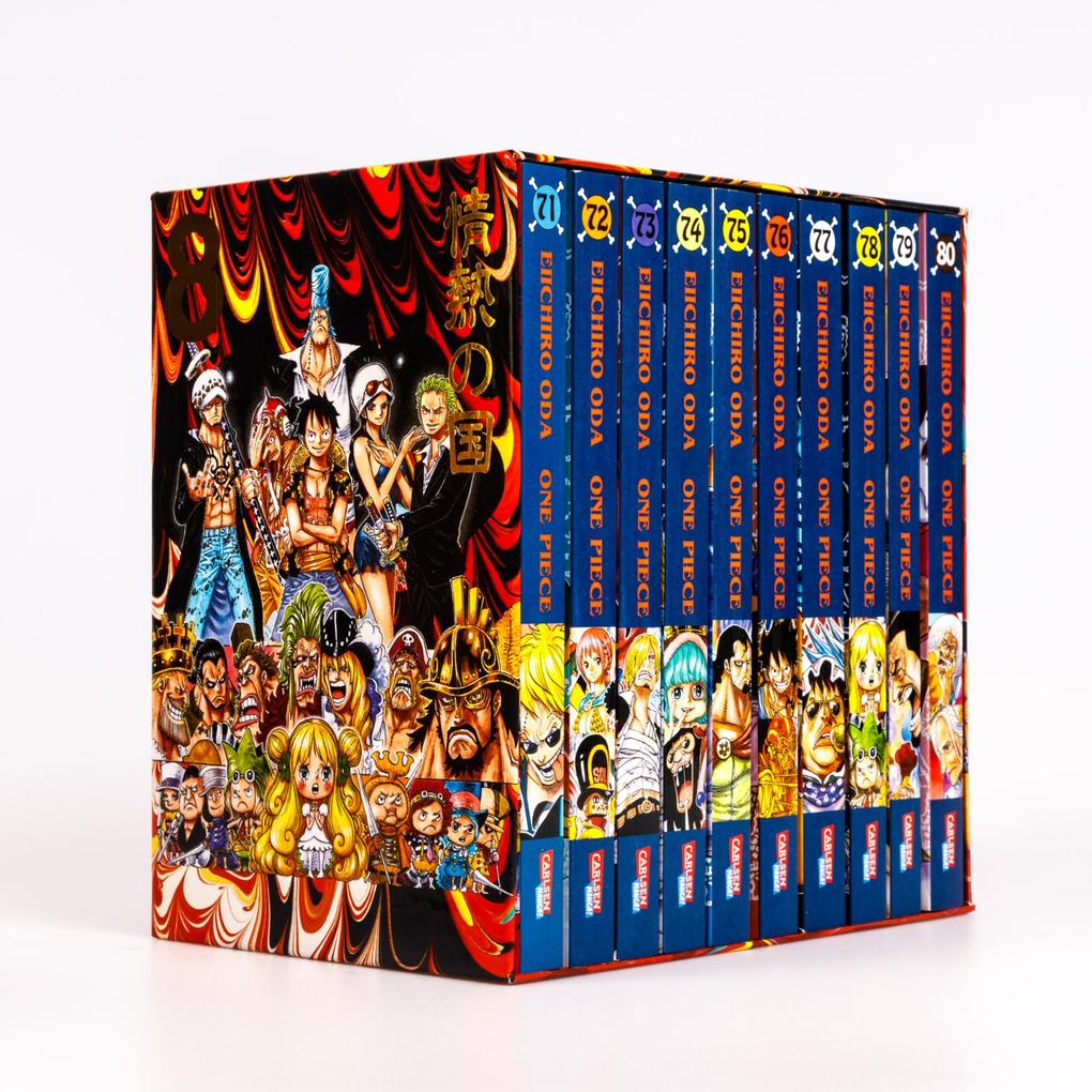 Weitere Ansicht: One Piece Sammelschuber 8: Dressrosa (inklusive Band 71-80) | Eiichiro Oda