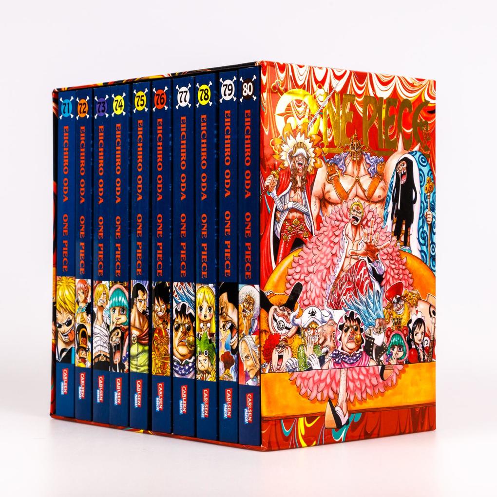 Weitere Ansicht: One Piece Sammelschuber 8: Dressrosa (inklusive Band 71-80) | Eiichiro Oda