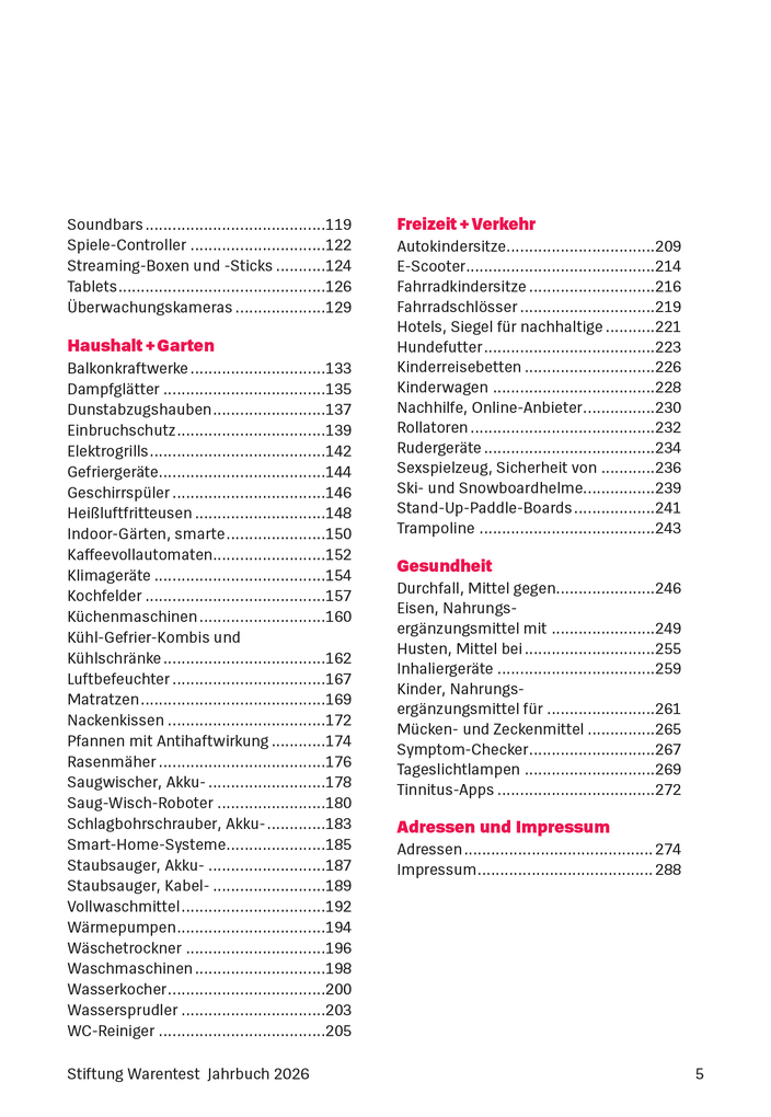 Weitere Ansicht: Stiftung Warentest Jahrbuch 2026