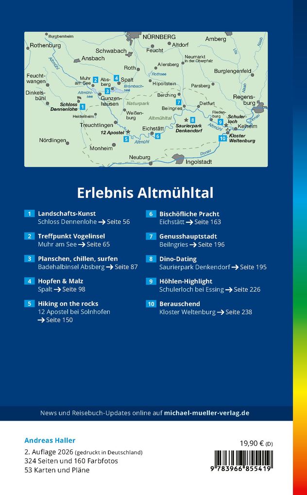 Weitere Ansicht: MICHAEL MÜLLER Reiseführer Altmühltal | Andreas Haller