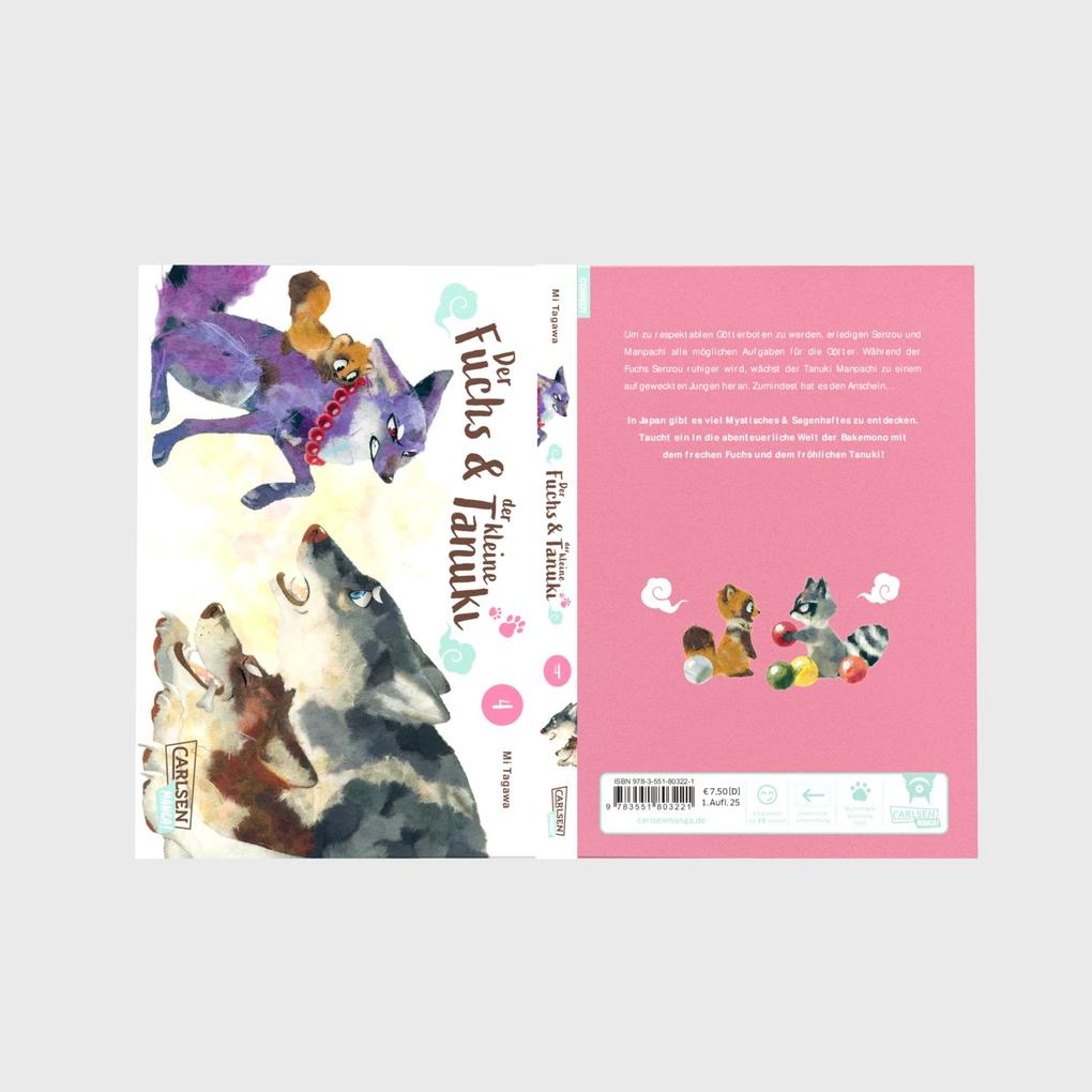 Weitere Ansicht: Der Fuchs und der kleine Tanuki 4 | Mi Tagawa