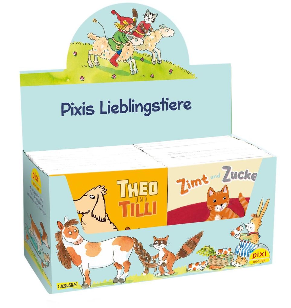 Weitere Ansicht: Pixi-Box 306: Pixis Lieblingstiere (8x8 Exemplare) | diverse