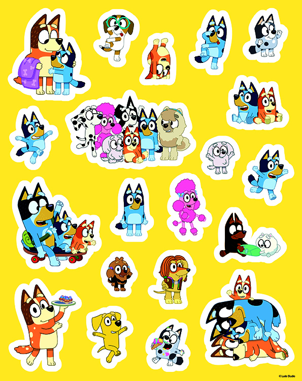 Weitere Ansicht: Bluey: Mein Mal- und Stickerspaß | Panini