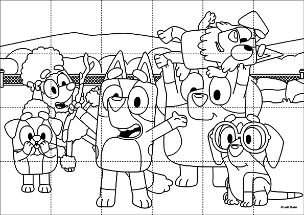 Weitere Ansicht: Bluey: Mein Mal- und Stickerspaß | Panini