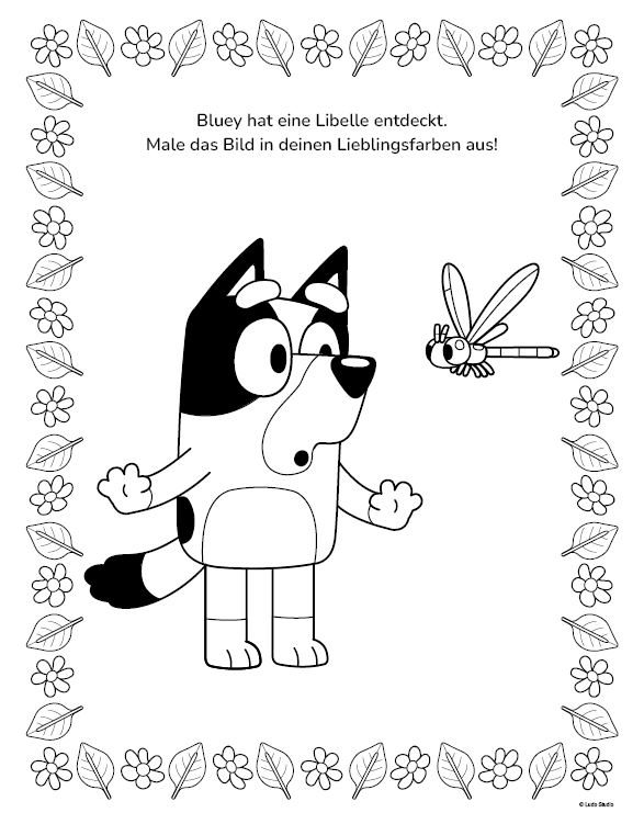Weitere Ansicht: Bluey: Mein Mal- und Stickerspaß | Panini