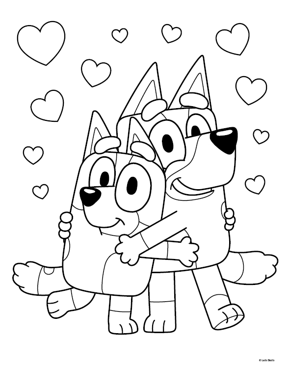 Weitere Ansicht: Bluey: Mein Mal- und Stickerspaß | Panini