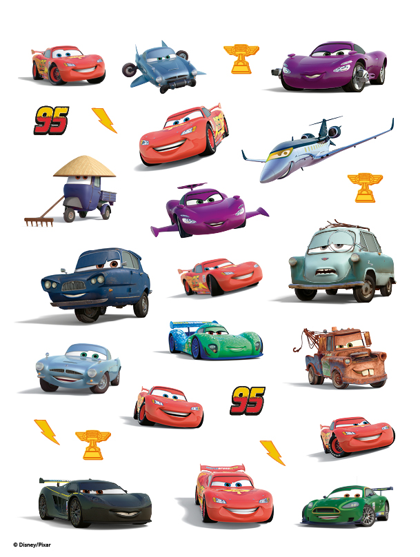 Weitere Ansicht: Disney Cars: Der große Glow-in-the-Dark-Stickerspaß: Stickern - Rätseln - Ausmalen | Panini