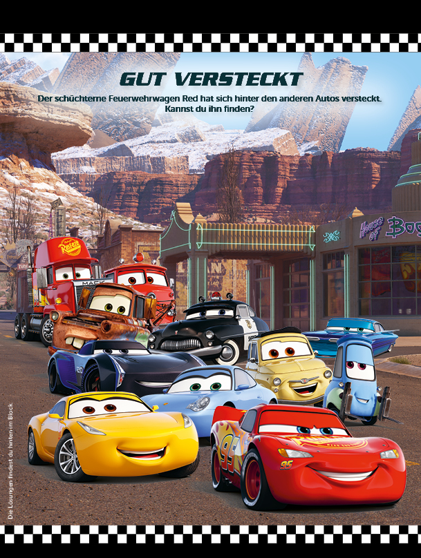 Weitere Ansicht: Disney Cars: Der große Glow-in-the-Dark-Stickerspaß: Stickern - Rätseln - Ausmalen | Panini