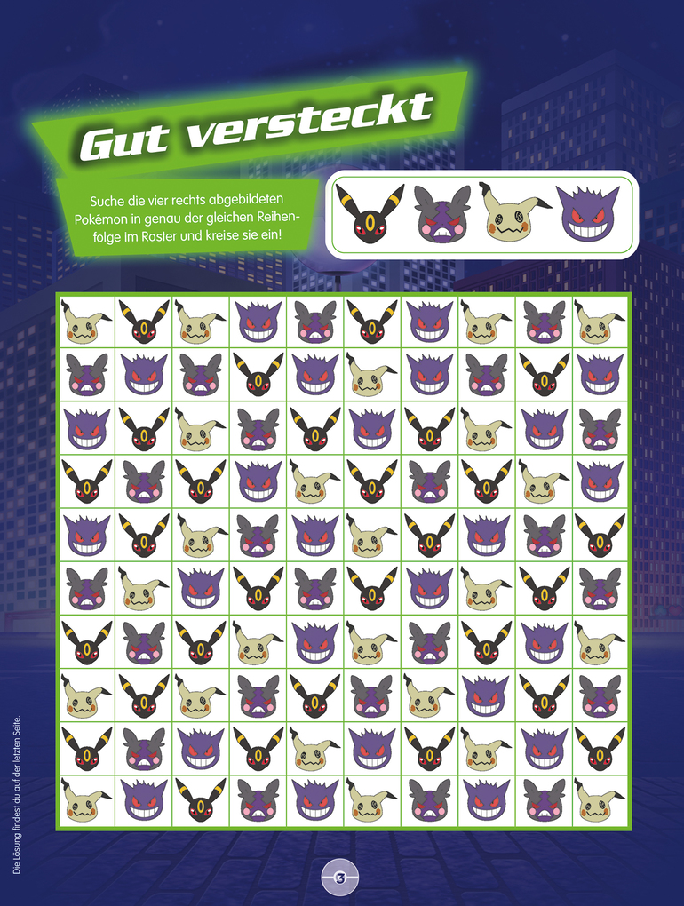 Weitere Ansicht: Pokémon: Der große Glow-in-the-Dark Stickerspaß: Stickern - Rätseln - Ausmalen | Panini