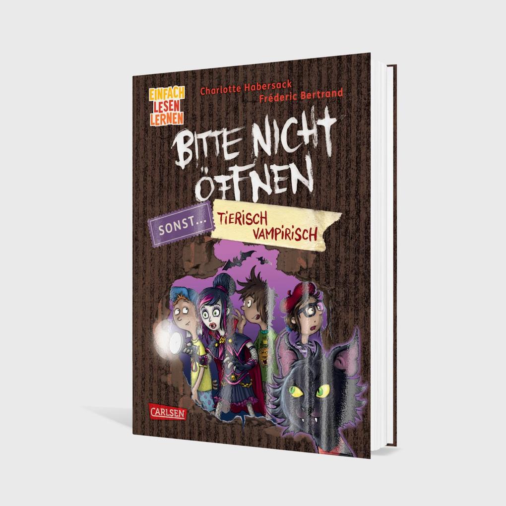 Weitere Ansicht: Bitte nicht öffnen, sonst ... 3: Tierisch vampirisch! | Charlotte Habersack