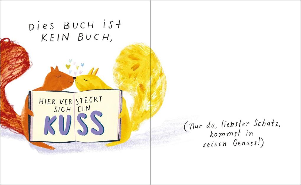 Weitere Ansicht: Dies Buch ist kein Buch, hier versteckt sich ein Kuss | M. H. Clark