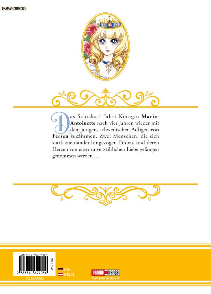 Weitere Ansicht: Lady Oscar: Die Rose von Versailles 03 | Riyoko Ikeda