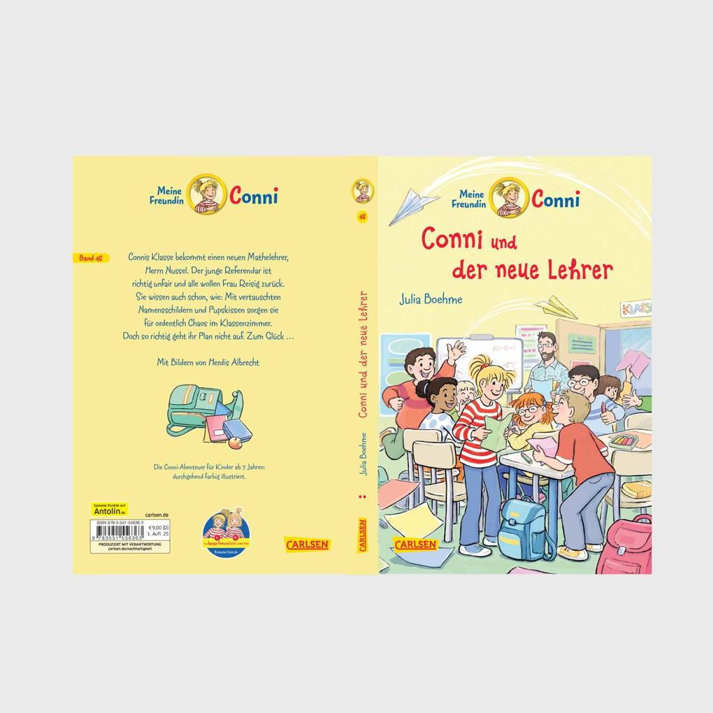 Weitere Ansicht: Conni Erzählbände 46: Conni und der neue Lehrer | Julia Boehme