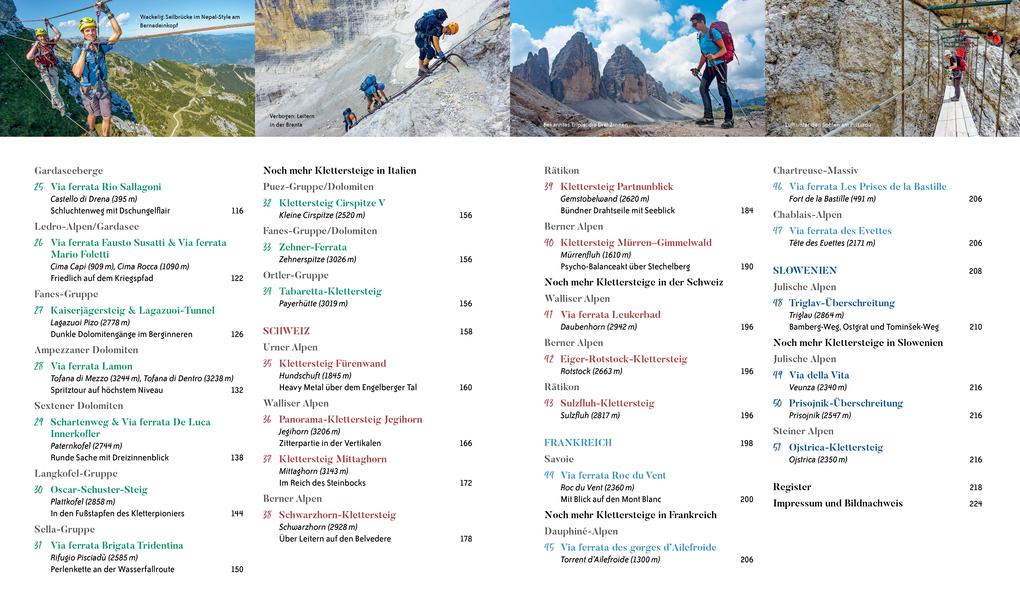 Weitere Ansicht: Die ultimativen Klettersteige in den Alpen | Folkert Lenz