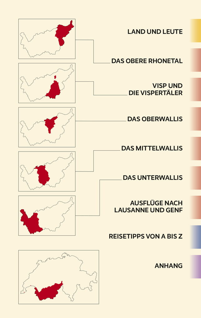 Weitere Ansicht: TRESCHER Reiseführer Wallis | Natascha Thoma, Isa Ducke
