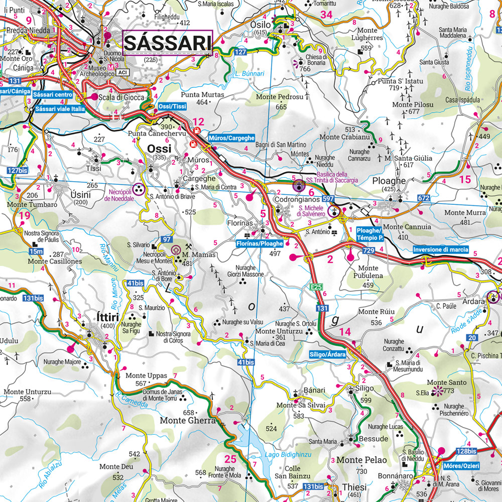 Weitere Ansicht: Sardinien, Straßen- und Freizeitkarte 1:150.000, freytag & berndt