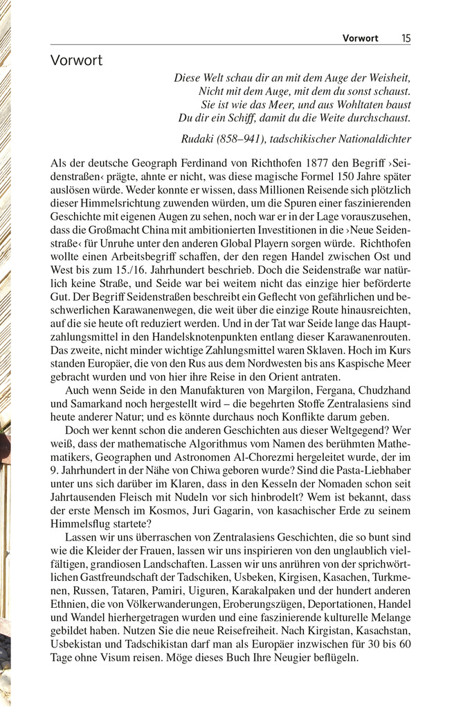 Weitere Ansicht: TRESCHER Reiseführer Zentralasien | Dagmar Schreiber