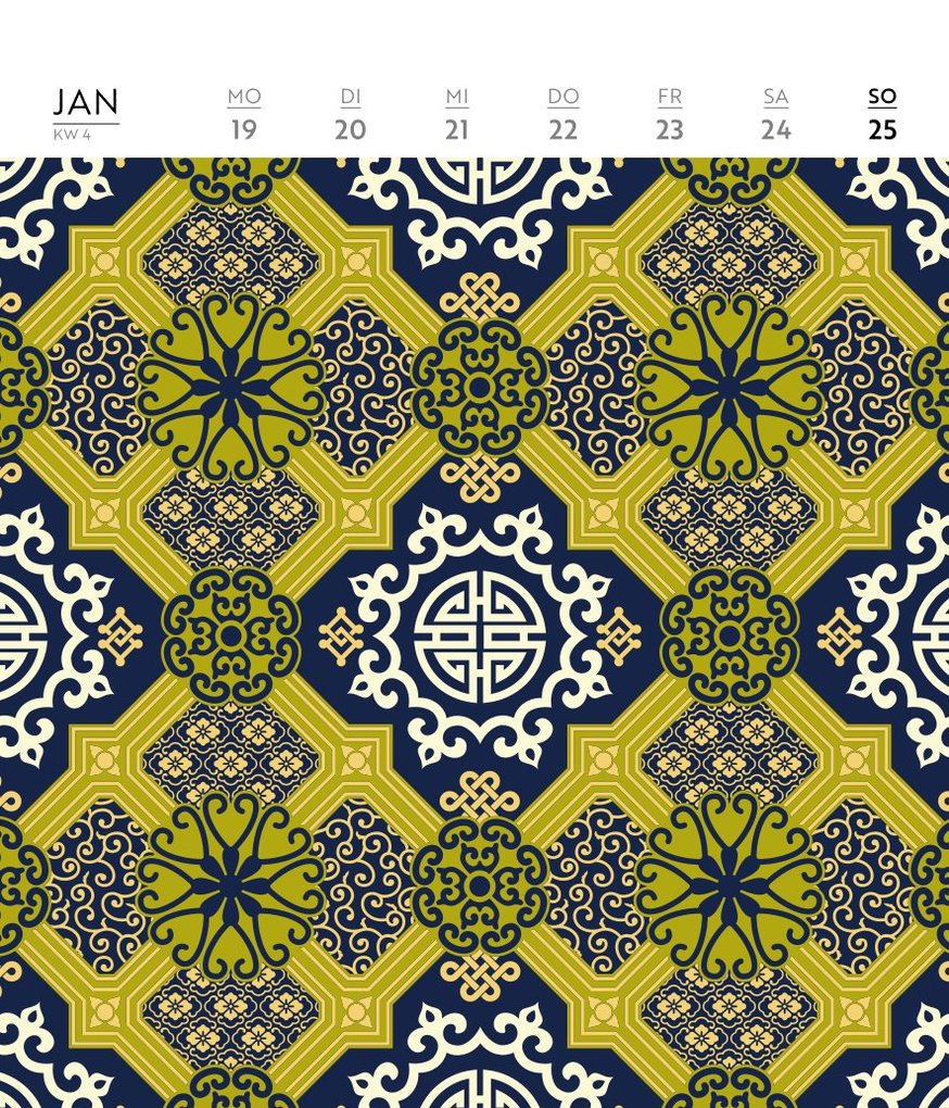 Weitere Ansicht: Origami-Wochenkalender 2026