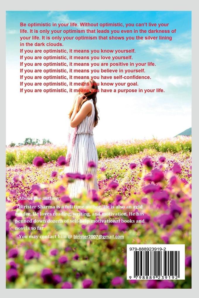 Weitere Ansicht: Stay Optimistic Every Day! | Birister Sharma