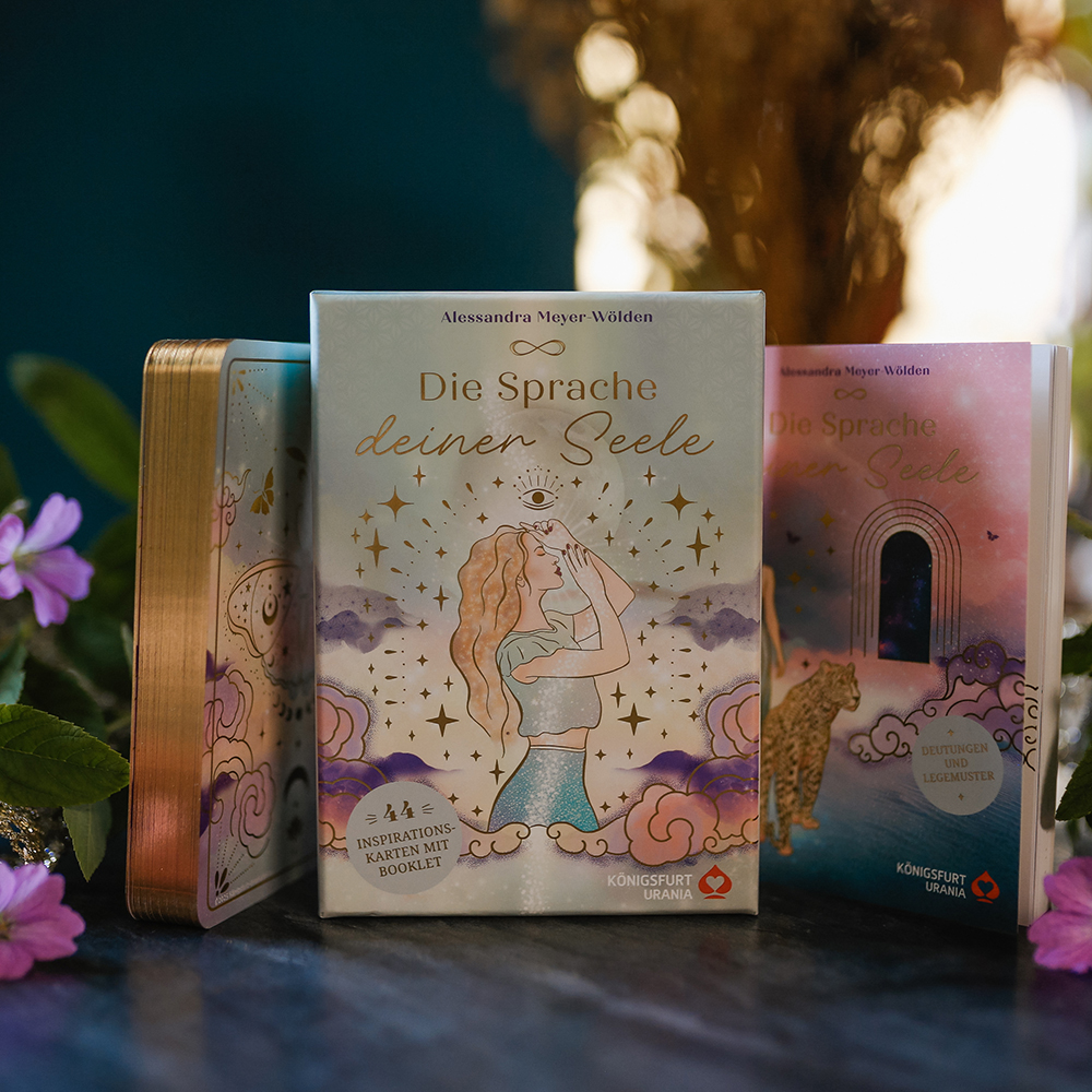 Weitere Ansicht: Die Sprache deiner Seele - 44 Inspirationskarten (Orakelkarten) | Alessandra Meyer-Wölden