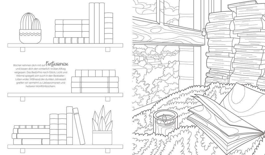 Weitere Ansicht: Ausmalreise Selfcare im Winter
