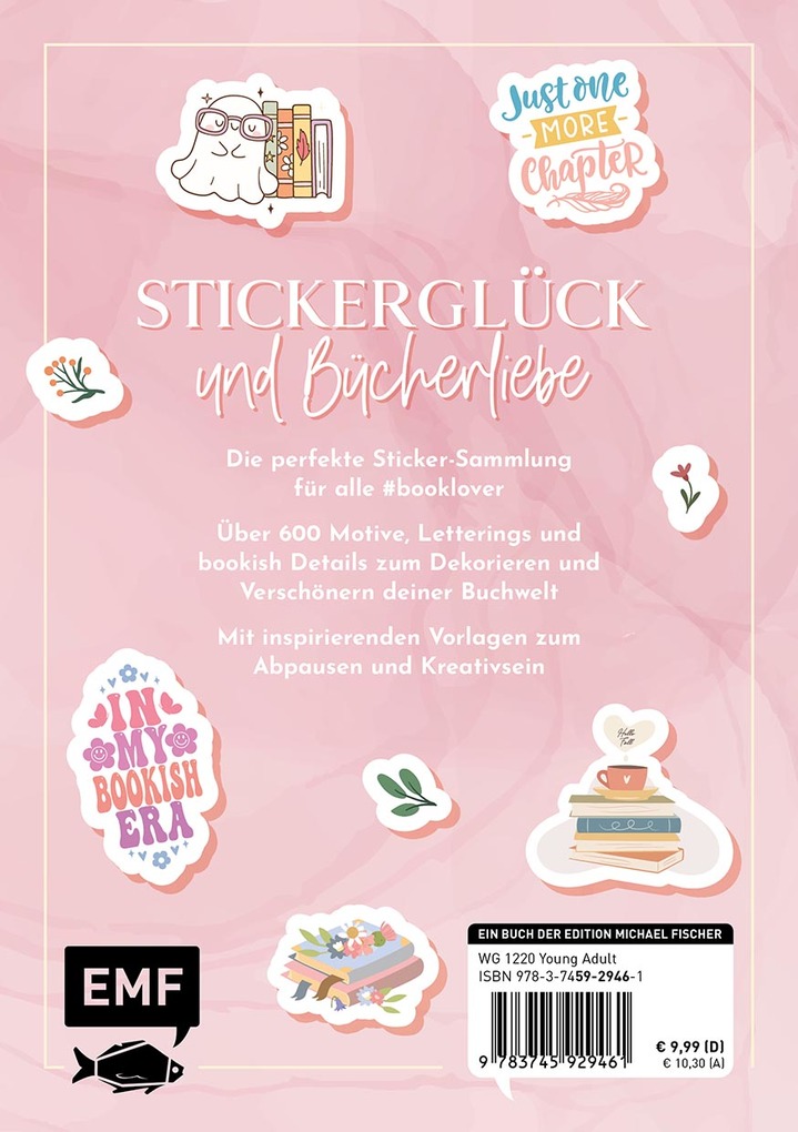 Weitere Ansicht: I love books - Mein Stickerbuch: Für alle #booklover