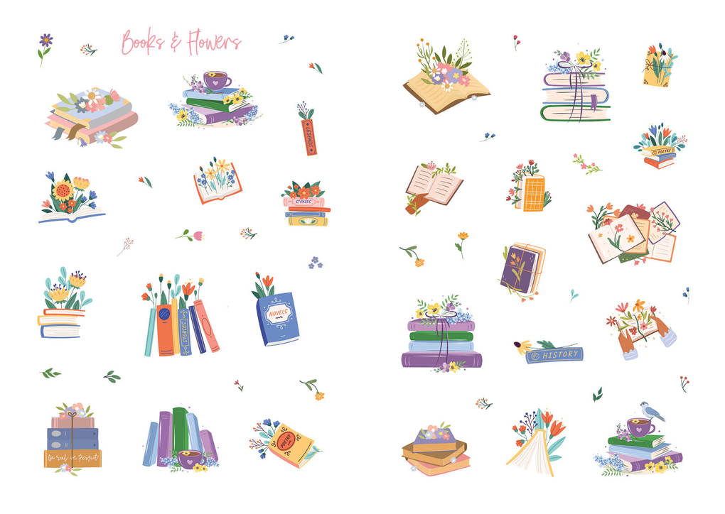 Weitere Ansicht: I love books - Mein Stickerbuch: Für alle #booklover