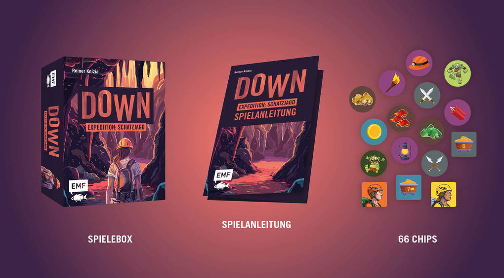 Weitere Ansicht: Down - Expedition: Schatzjagd | Reiner Knizia