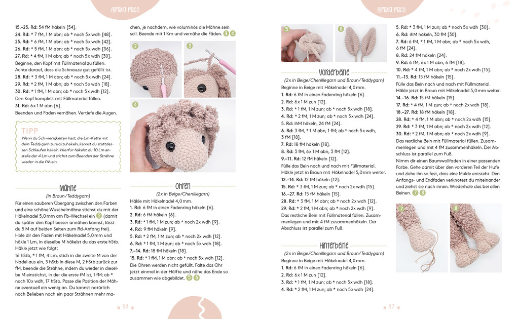 Weitere Ansicht: Meine liebsten Kuschelfreunde | Häkel-Tiere aus Flauschgarn häkeln von SPIEGEL-Bestsellerautorin @nadelkunst.handmade | Annemarie Sichermann