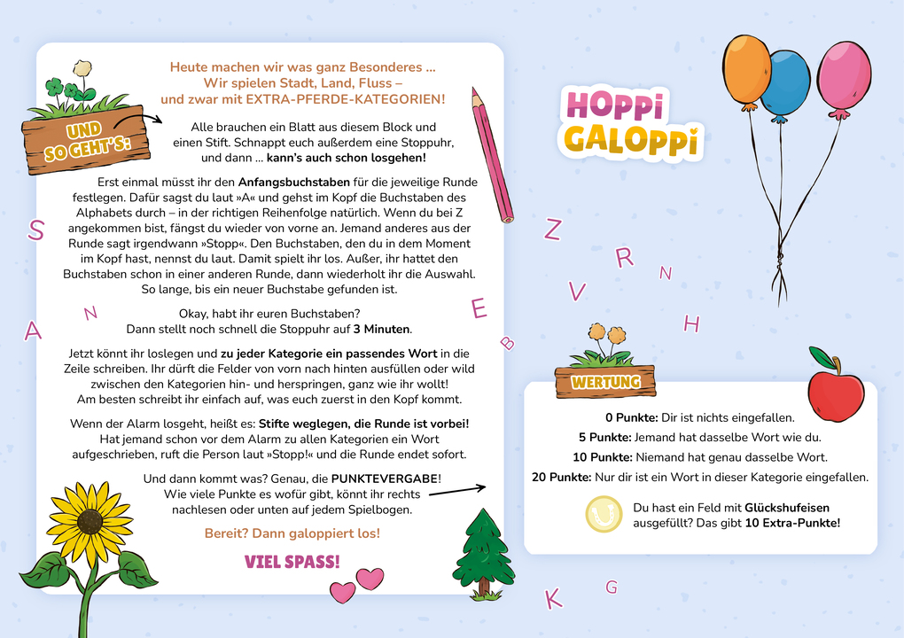 Weitere Ansicht: HOPPi GALOPPi: Stadt, Land, Galoppi | Hella Gabbert