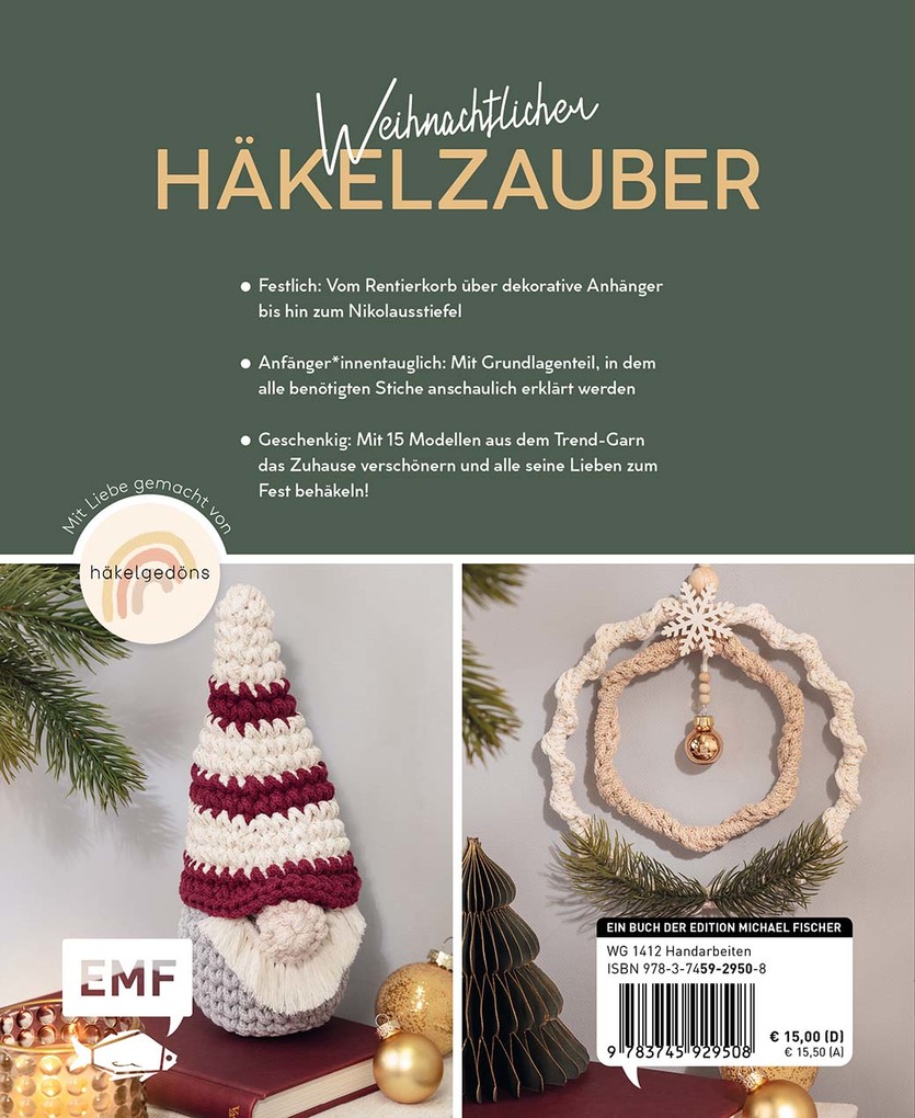 Weitere Ansicht: Häkeln mit Rope-Garn super easy - Skandi-Christmas | Natalie Nar