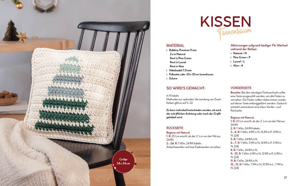 Weitere Ansicht: Häkeln mit Rope-Garn super easy - Skandi-Christmas | Natalie Nar