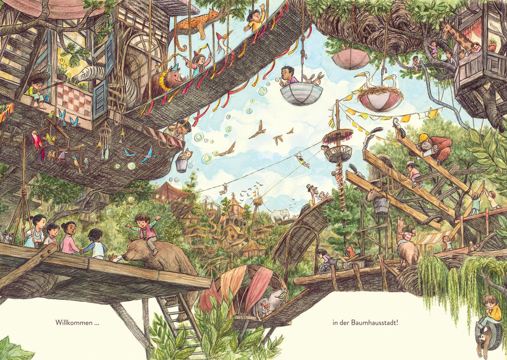Weitere Ansicht: Unsere Baumhausstadt | Gideon Sterer