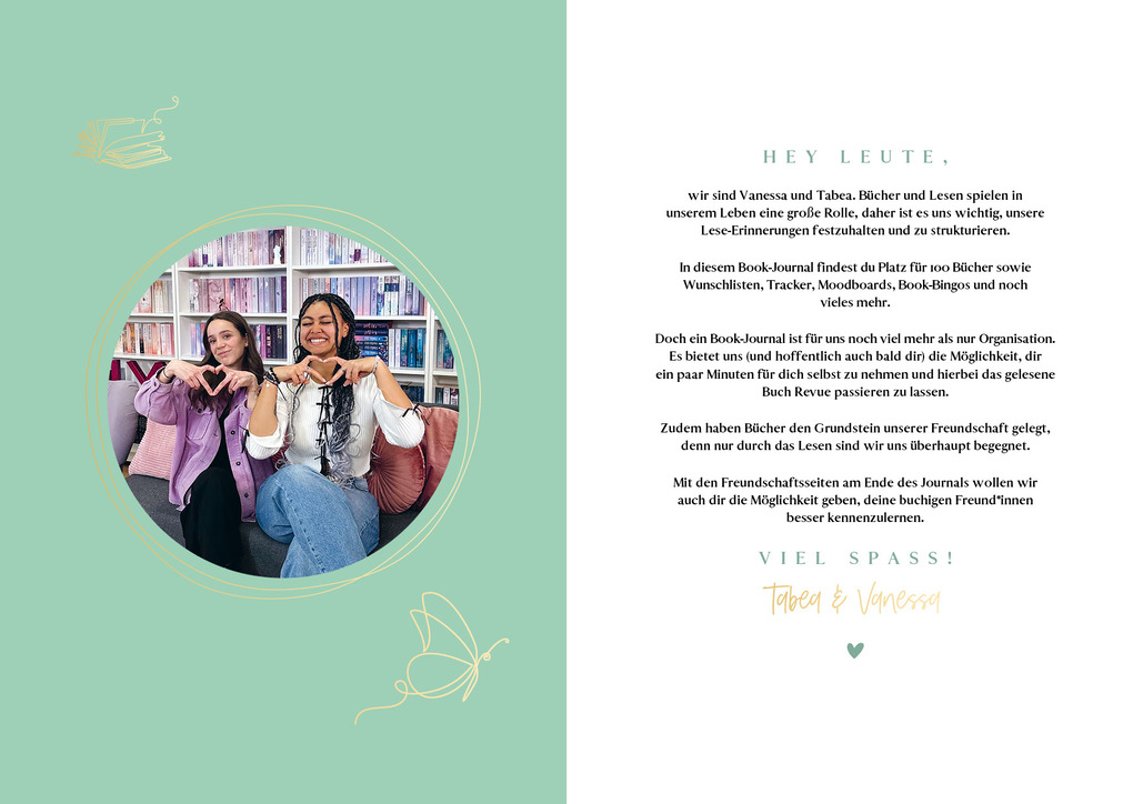Weitere Ansicht: Lost in pages - Mein Buch-Journal - von den Booktokerinnen @tabeajoanna und @lxvanessaxl: Für alle #booklover | Tabea Grunert, Vanessa Bezikofer