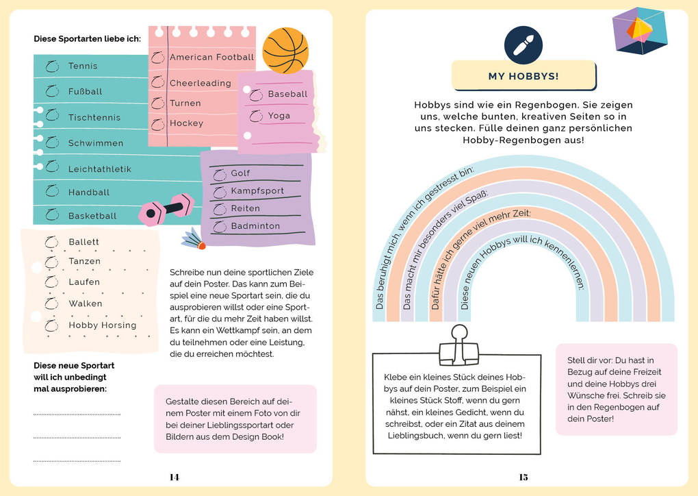 Weitere Ansicht: Vision Board: It starts with YOU - Lebe deine Träume für Teens | Nicola Berger