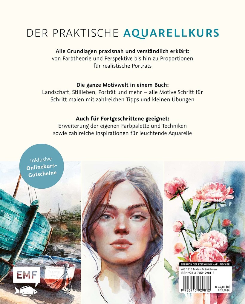 Weitere Ansicht: Die Kunst der Aquarellmalerei - das große Watercolor-Grundlagenwerk | Rabiyat Alieva