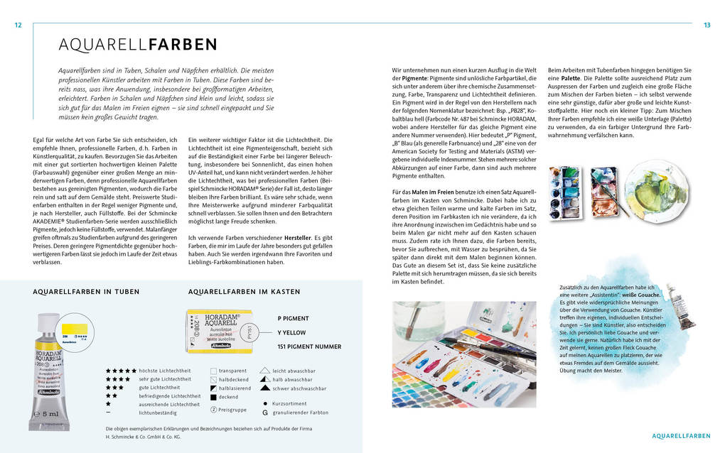 Weitere Ansicht: Die Kunst der Aquarellmalerei - das große Watercolor-Grundlagenwerk | Rabiyat Alieva