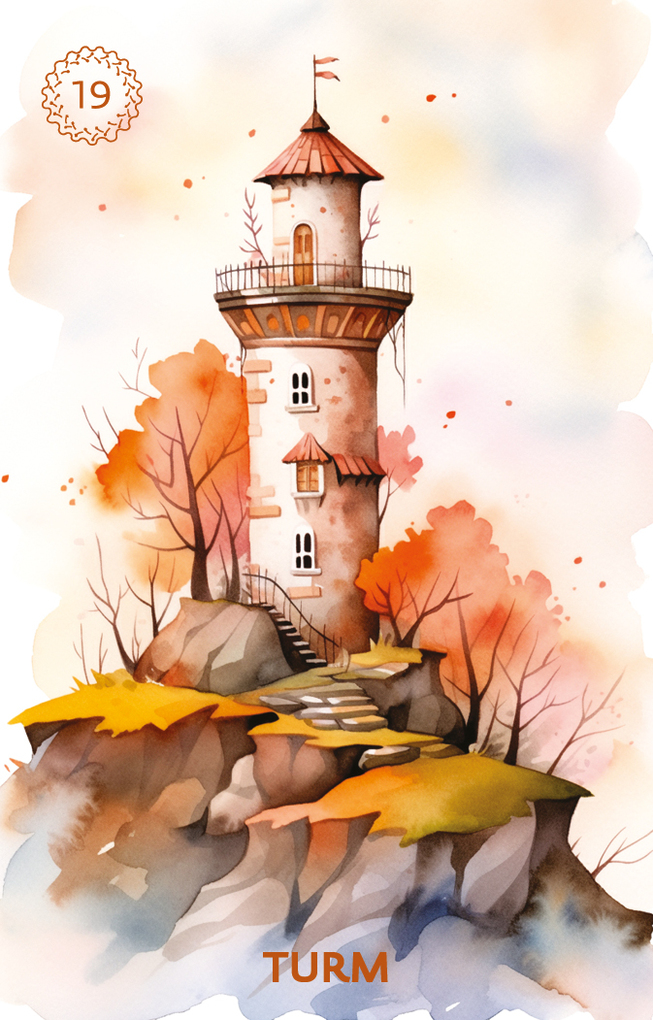 Weitere Ansicht: Autumns Embrace Lenormand DE - 38 Lenormand-Karten und Booklet | Irene Captijn