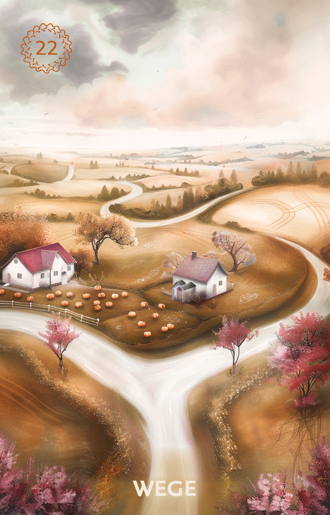 Weitere Ansicht: Autumns Embrace Lenormand DE - 38 Lenormand-Karten und Booklet | Irene Captijn