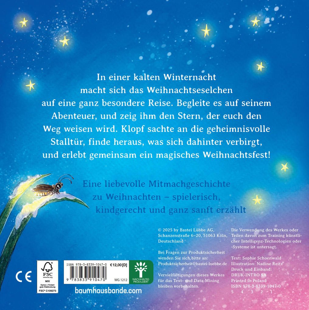 Weitere Ansicht: Komm mit, Weihnachtseselchen | Sophie Schoenwald