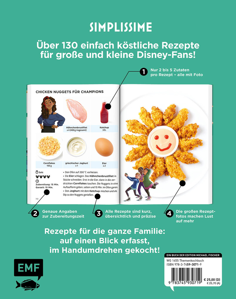 Weitere Ansicht: Simplissime - Das einfachste Kochbuch der Welt: Disney | Jean-Francois Mallet