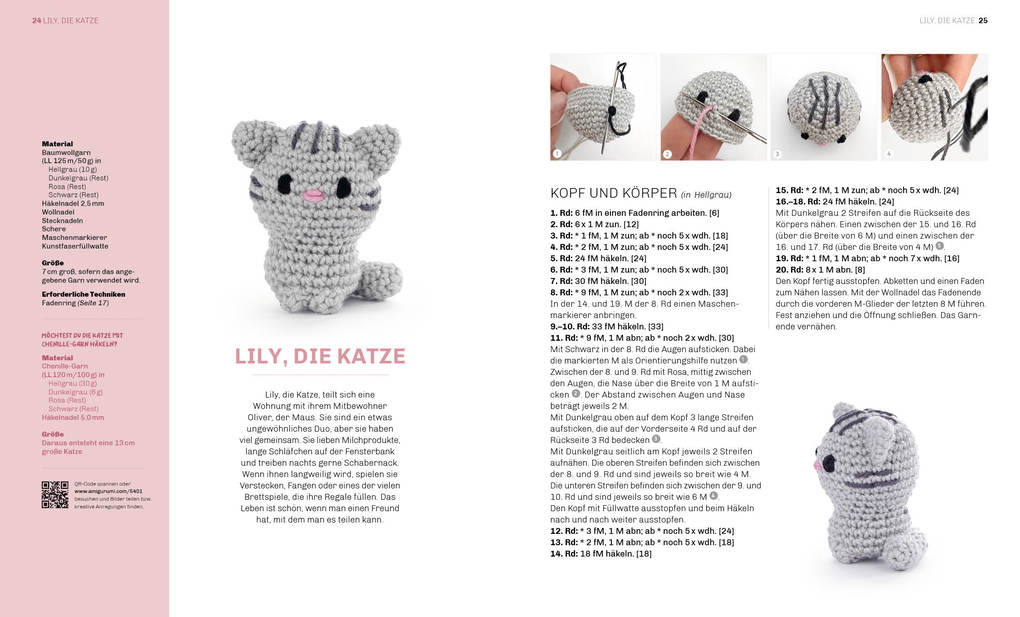 Weitere Ansicht: Die Mini-Amigurumi-Häkelschule | Mariska Vos-Bolman