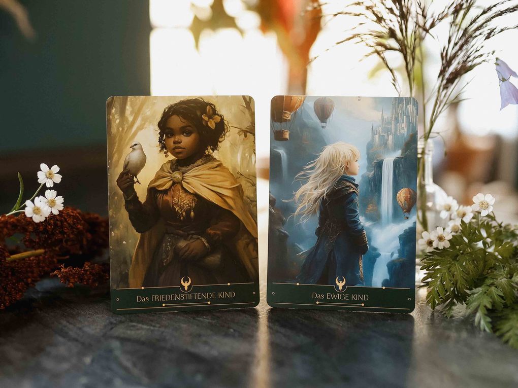 Weitere Ansicht: Die Phönixkarten für dein Inneres Kind - 44 Archetypenkarten und 192-seitiges farbiges Booklet | Anne Vonjahr