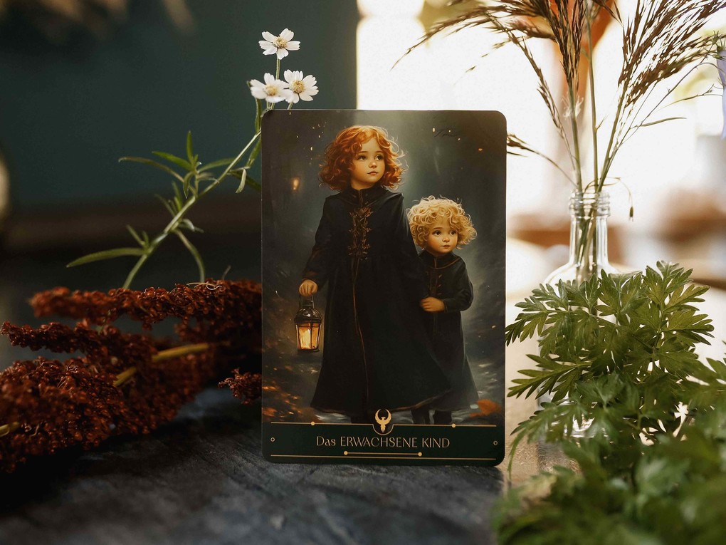 Weitere Ansicht: Die Phönixkarten für dein Inneres Kind - 44 Archetypenkarten und 192-seitiges farbiges Booklet | Anne Vonjahr