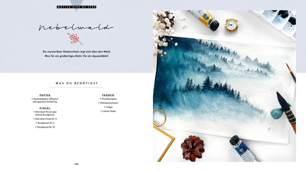 Weitere Ansicht: Watercolor - Malen mit Aquarell | Monica Schick