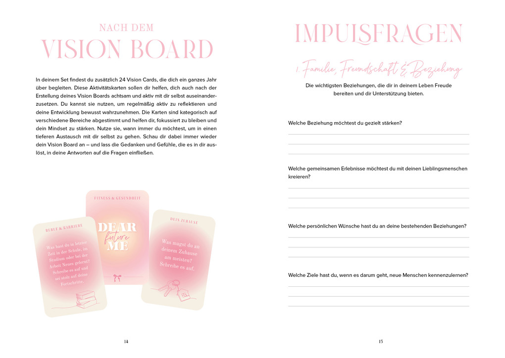 Weitere Ansicht: Vision Board: Dear Future Me - Bring your visions to life | Lea Pietsch