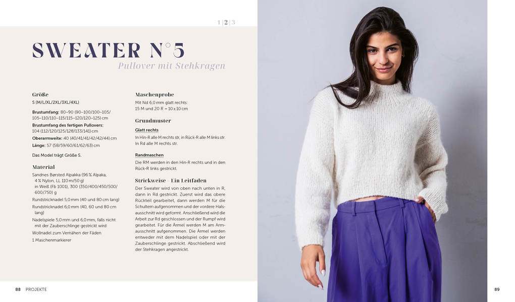 Weitere Ansicht: Cosy Sweater stricken | Nadine Hirschi