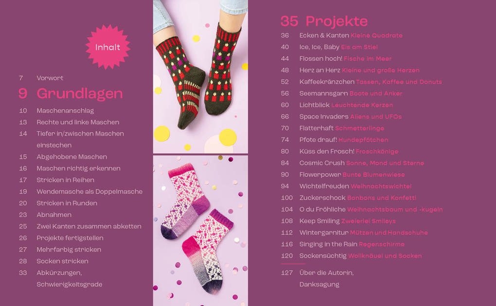 Weitere Ansicht: Happy Socks stricken | Petra Würstle-Debüser
